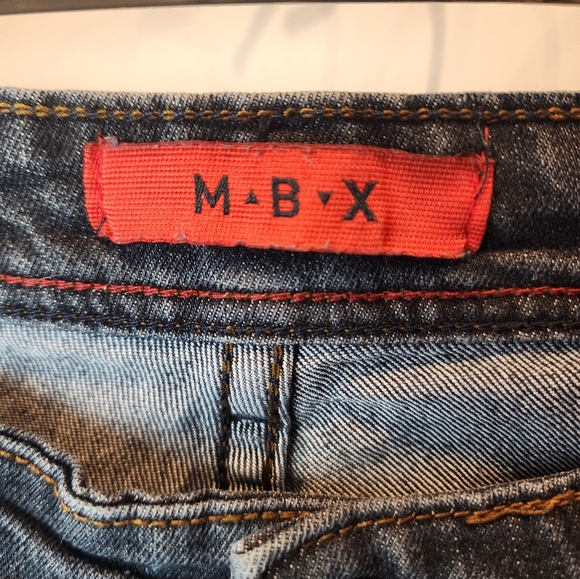 MBX Men's Dark Blue Jeans Slim Fit Denim Jeans Size 32 x 32 - Picture 4 of 11